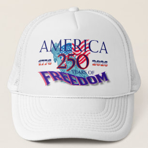 AMERIKA 250 JAAR VRIJHEID TRUCKER PET