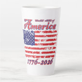 Amerika 250 latte mok (Voorkant)
