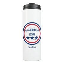 Amerika 250 Logo - Patriottisch 4 juli-thema