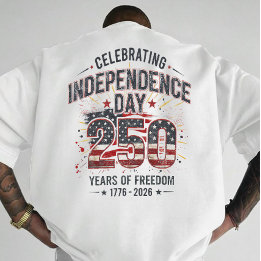 Amerika 250 Onafhankelijkheidsdag Vrijheid T-shirt