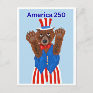 Amerika 250 Oom Sam Beer Uitnodiging Briefkaart