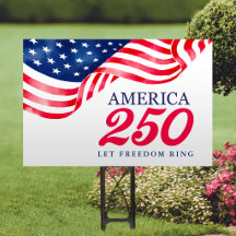 Amerika 250 Patriottische Amerikaanse Vlag Tuinbor
