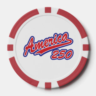 Amerika 250 poker chips