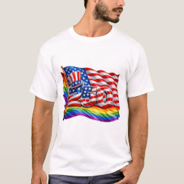 Amerika 250 Pride-vlag T-shirt