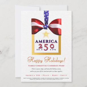 Amerika 250 Rood Verkiezingscampagne 2026 Kalender Feestdagenkaart