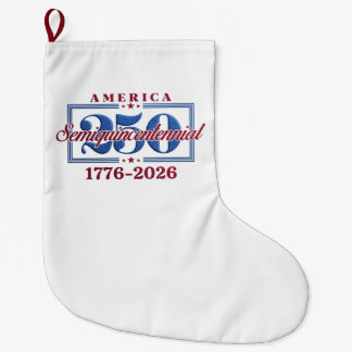 Amerika 250 Semiquincentennial Grafisch – 1776-202 Grote Kerstsok