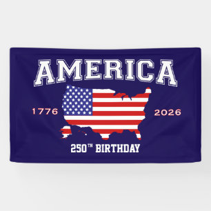 Amerika 250 Verjaardag 1776-2026 Spandoek