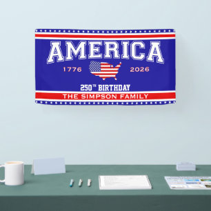 Amerika 250 Verjaardag 1776-2026 Spandoek