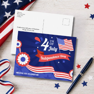 Amerika 250 Viering Onafhankelijkheidsdag 2026 Feestdagenkaart
