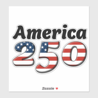 Amerika 250 vinyl sticker 8" x 8"