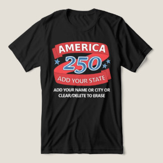 Amerika 250 Voeg Staatspatriottische Kleding Toe V Tri-Blend Shirt