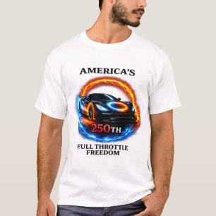 Amerika 250 Volle Vaart Vrijheid Trucker Hoed Patr T-shirt