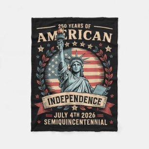 Amerika 250e verjaardag 250 jaar Amerika Fleece Deken