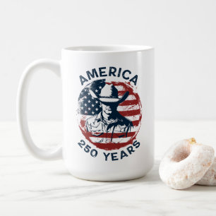 Amerika 250e Verjaardag Cowboy 1776-2026 Koffiemok