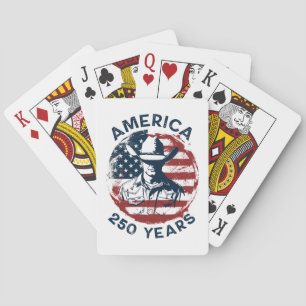 Amerika 250e Verjaardag Cowboy 1776-2026 Pokerkaarten
