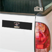 Amerika 250e verjaardag Dwaze Patriottische Gans Bumpersticker (Op Truck)