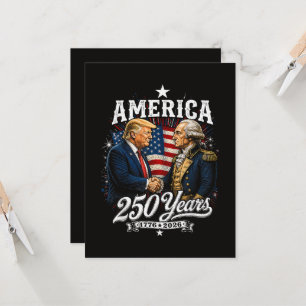 Amerika 250e verjaardag Trump Washington Kaart