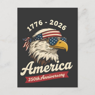 Amerika 250e verjaardag USA Adelaar Vogel 1776 202 Briefkaart