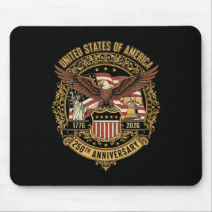 Amerika 250e Verjaardag Vlag Adelaar USA 250 Jaar Muismat