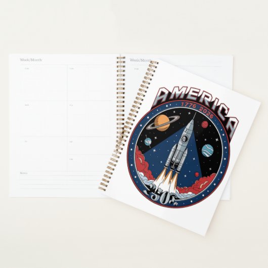 Amerika 250ste 1776 2026 planner (Display)
