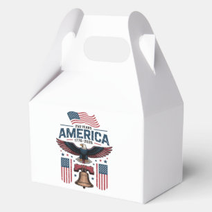 Amerika 250ste verjaardag bedankdoosjes