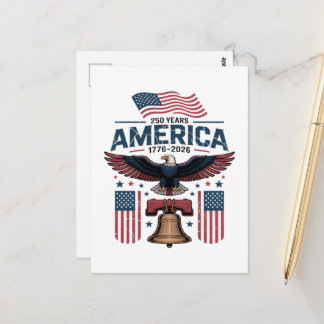Amerika 250ste verjaardag briefkaart