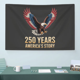 Amerika 250ste verjaardag spandoek