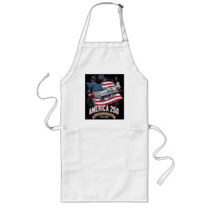 Amerika 250ste verjaardagsvliegtuig lang schort