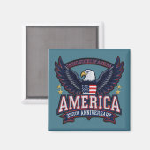 Amerika 250ste Viering Magneet (Voorkant / Achterkant)