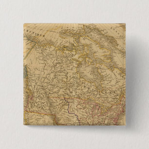 Amerika 2 vierkante button 5,1 cm