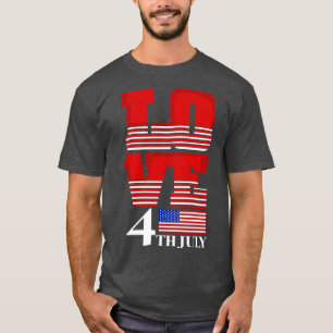 Amerika 4 juli patriottische vakantie (23) t-shirt