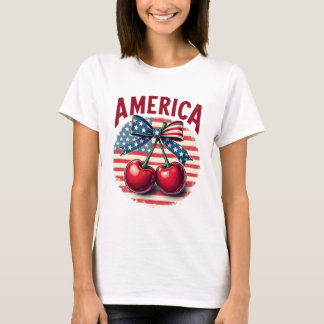 Amerika, 4 juli t-shirt