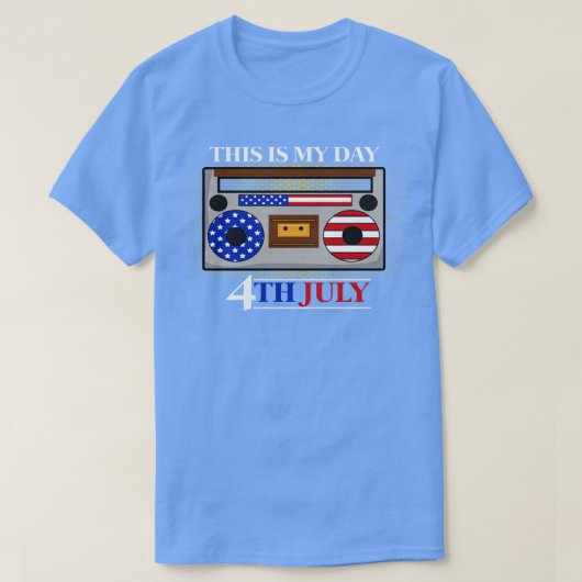 Amerika 4e feestdag juli (1) t-shirt (Design voorkant)