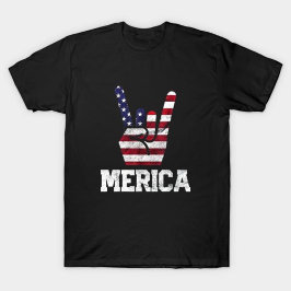 AMERIKA - Amerikaanse vlag T-shirt