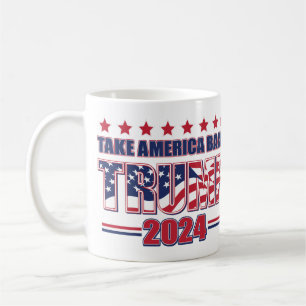 Amerika Back Trump 2024 Koffiemok
