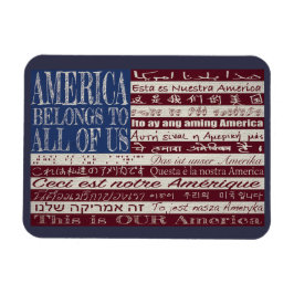 Amerika behoort tot All of Us Magnet Magneet