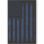 Amerika Blauw Sticker (Voorkant)