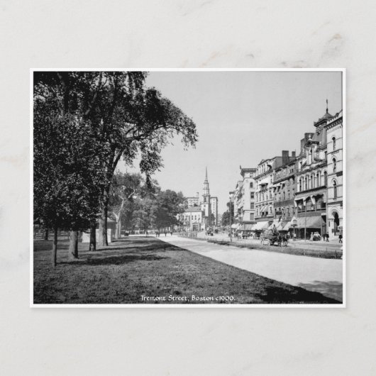  Amerika, Boston, Tremont Street Briefkaart (Voorkant)