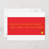 Amerika... Briefkaart (Voorkant / Achterkant)