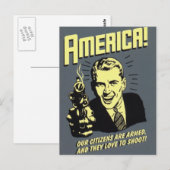 Amerika Briefkaart (Voorkant / Achterkant)