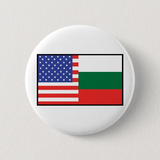 Amerika Bulgarije Ronde Button 5,7 Cm (Voorkant)