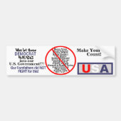 Amerika Bumpersticker (Voorkant)