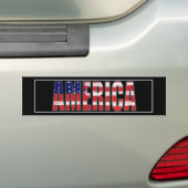 AMERIKA BUMPERSTICKER (Op auto)