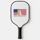Amerika de mooie hond Pickleball Paddle (Achterkant)