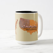 Amerika de mooie Mok (Voorkant rechts)