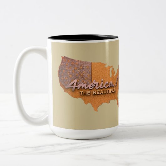 Amerika de mooie Mok (Links)