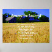 Amerika de prachtige afdruk poster (Voorkant)