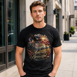 Amerika de Schoonste 250 Jaar Viering T-shirt