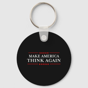 Amerika Denk opnieuw Nasty Anti-Hate Shirten Sleutelhanger