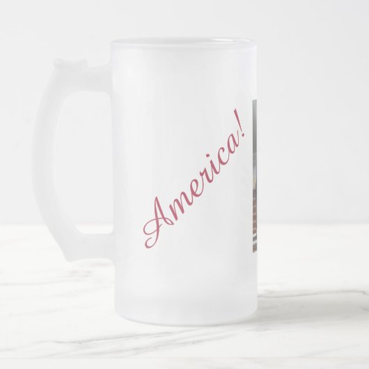 AMERIKA DONALD TRUMP NIET GARANTIE! 4 ONTWERP VAN MATGLAS BIERPUL (Links)